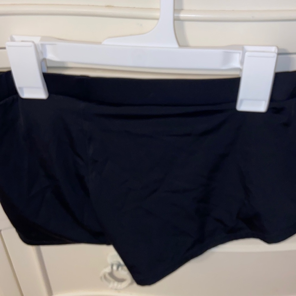 black womens swim shorts